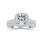 Zircon Engagement Two-piece Ring - Viexta