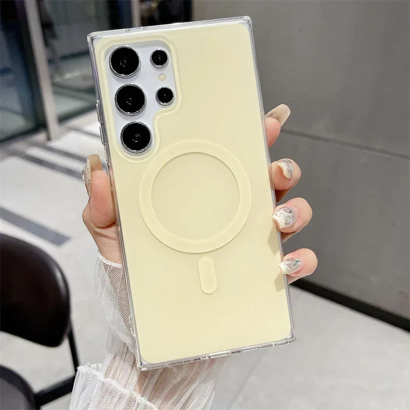 Macaron Color Series Magnetic Samsung Phone Case - Viexta