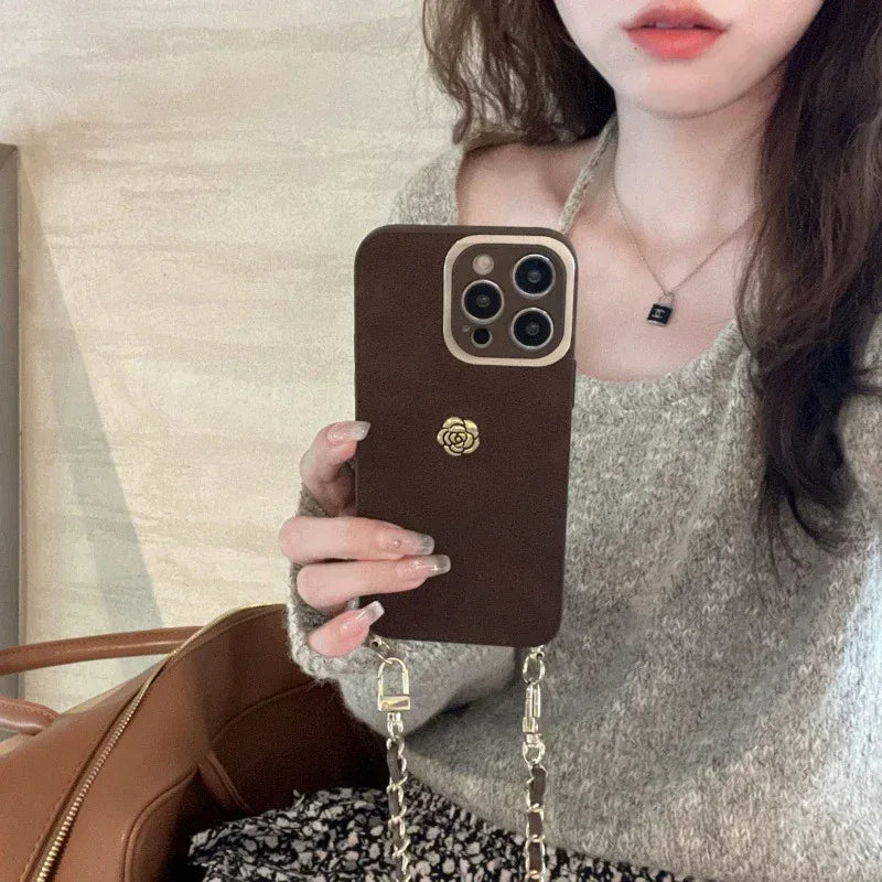 Maillard Classic Style Camellia iPhone Case - Viexta