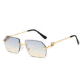 Frameless Trimming Leopard Sunglasses For Men And Women - Viexta
