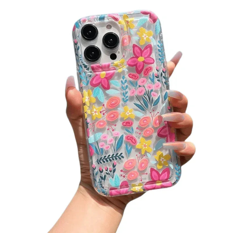 Colorful Bright Flower Airbagi Phone Case - Viexta