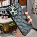 Mesh Breathable Heat Dissipation Metal Frame IPhone Case - Viexta