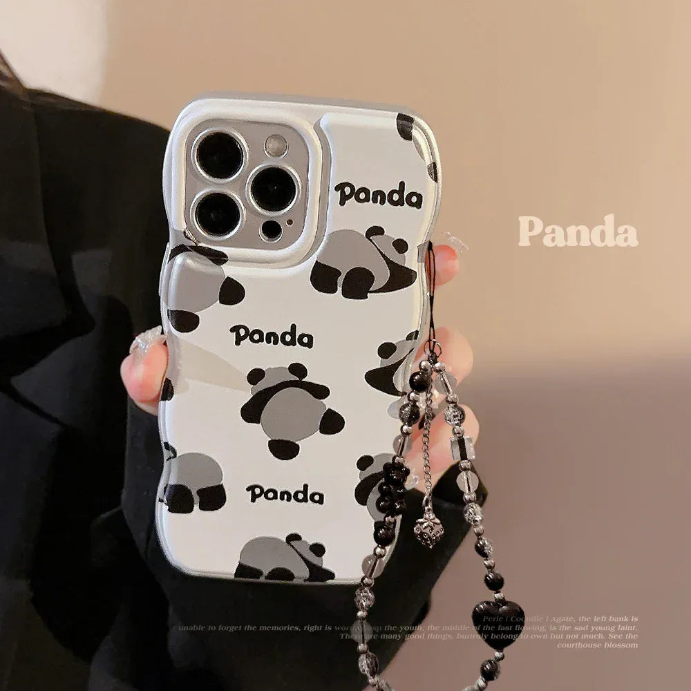Full Screen Cute Panda Iphone Case - Viexta