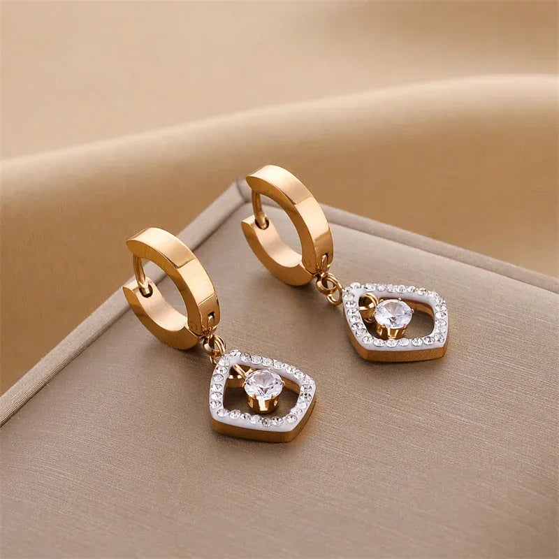 18k Trendy Hoops - Viexta