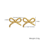 Stainless Steel Geometry Stud Earrings - Viexta