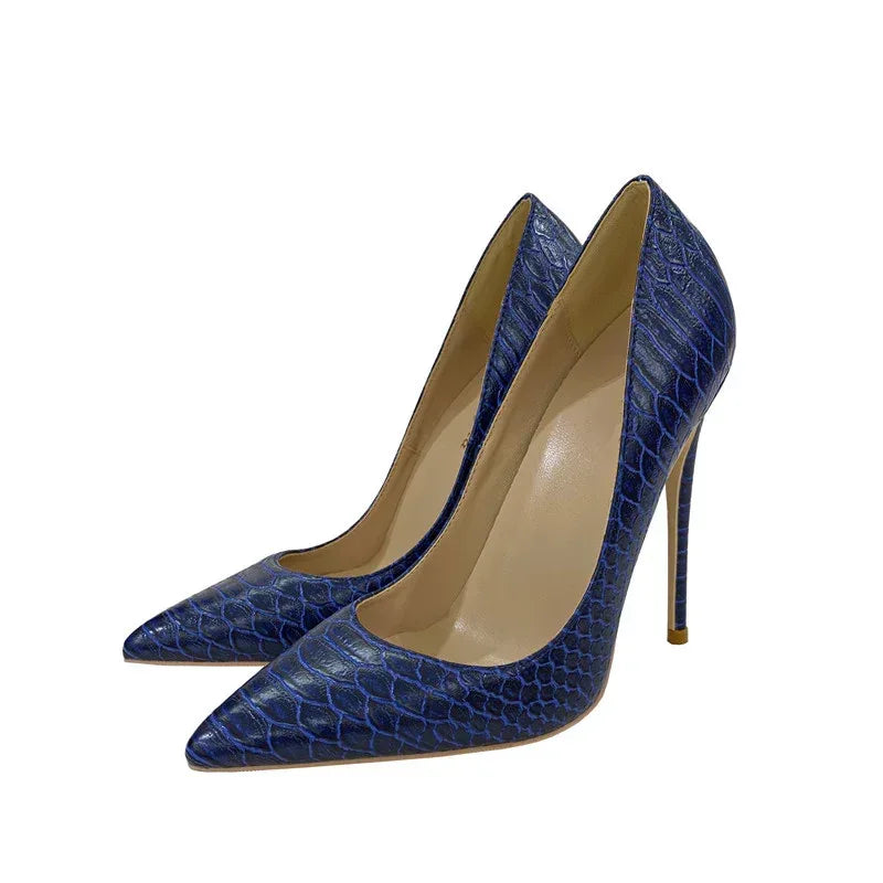 Pointed Toe Stiletto Heels - Viexta