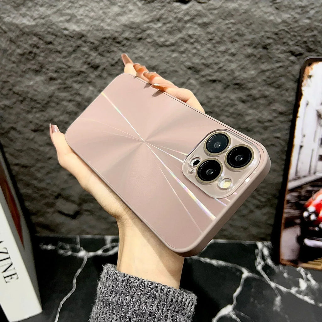 Crystal Glass Lens Protector iPhone Case - Viexta