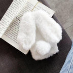 plush-loving-rabbit-drop-resistant-iphone-case - Viexta