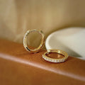 S925 Sterling Silver Needle Single Row Diamond Earrings - Viexta