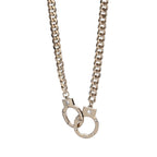 Universal Titanium Steel Handcuffs Necklace