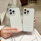 Transparent Cat Ears High iPhone Case - Viexta