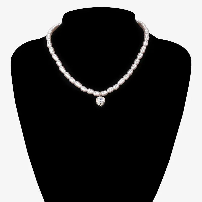 Irregular Shaped Baroque Pearl Bracelet Necklace - Viexta