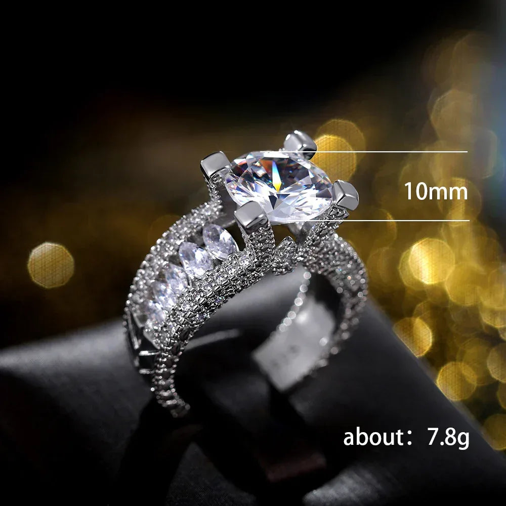 Fashion Zircon Ring - Viexta