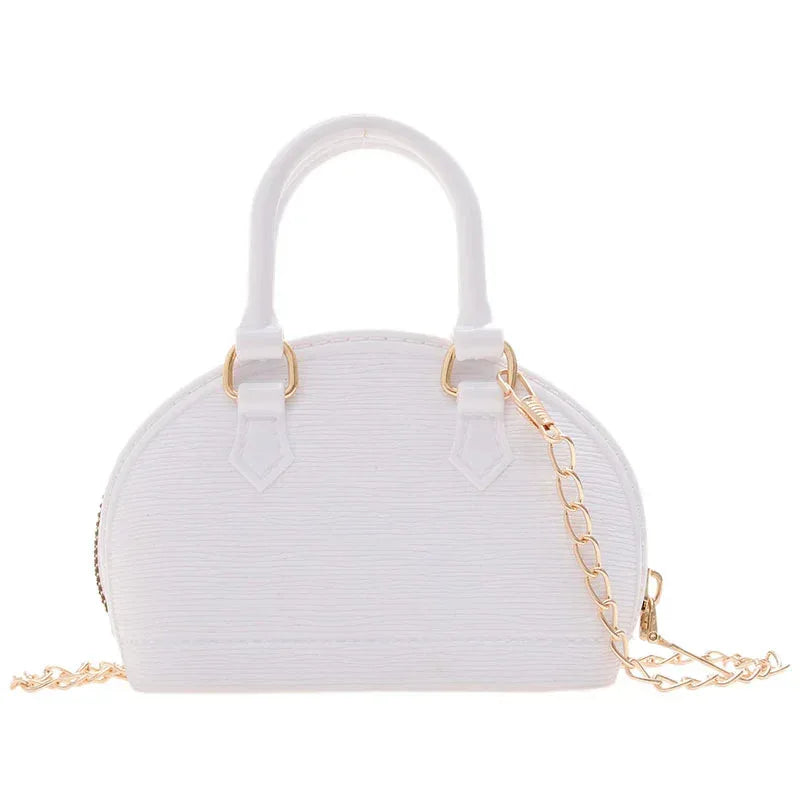 Shell Crossbody Chain Handbag - Viexta