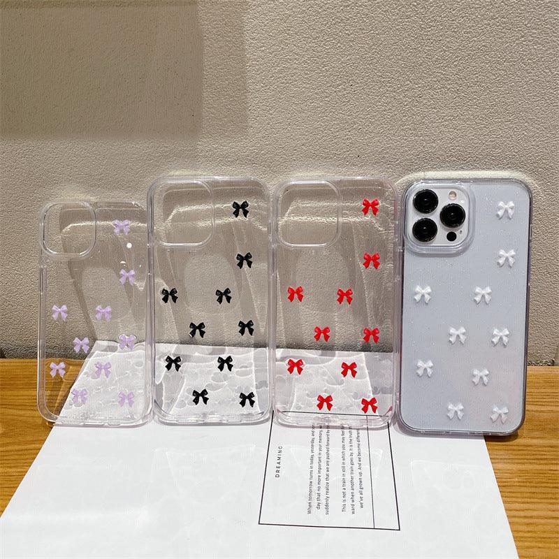 Epoxy Glitter Bow iPhone Case - Viexta