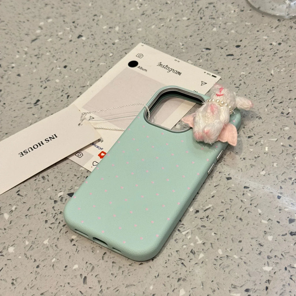 Love Three-dimensional Teddy Bear iPhone Case - Viexta