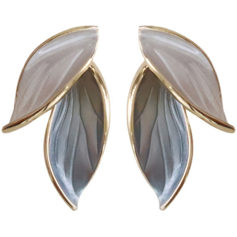 Leaf-shaped Earring