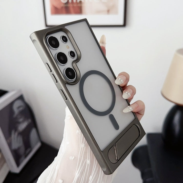 Folding Metal Bracket Samsung Phone Case