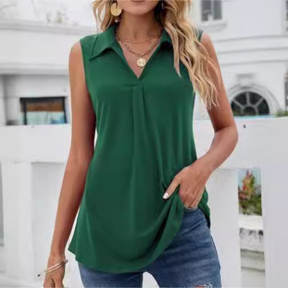 Women's Solid Color Casual Vest