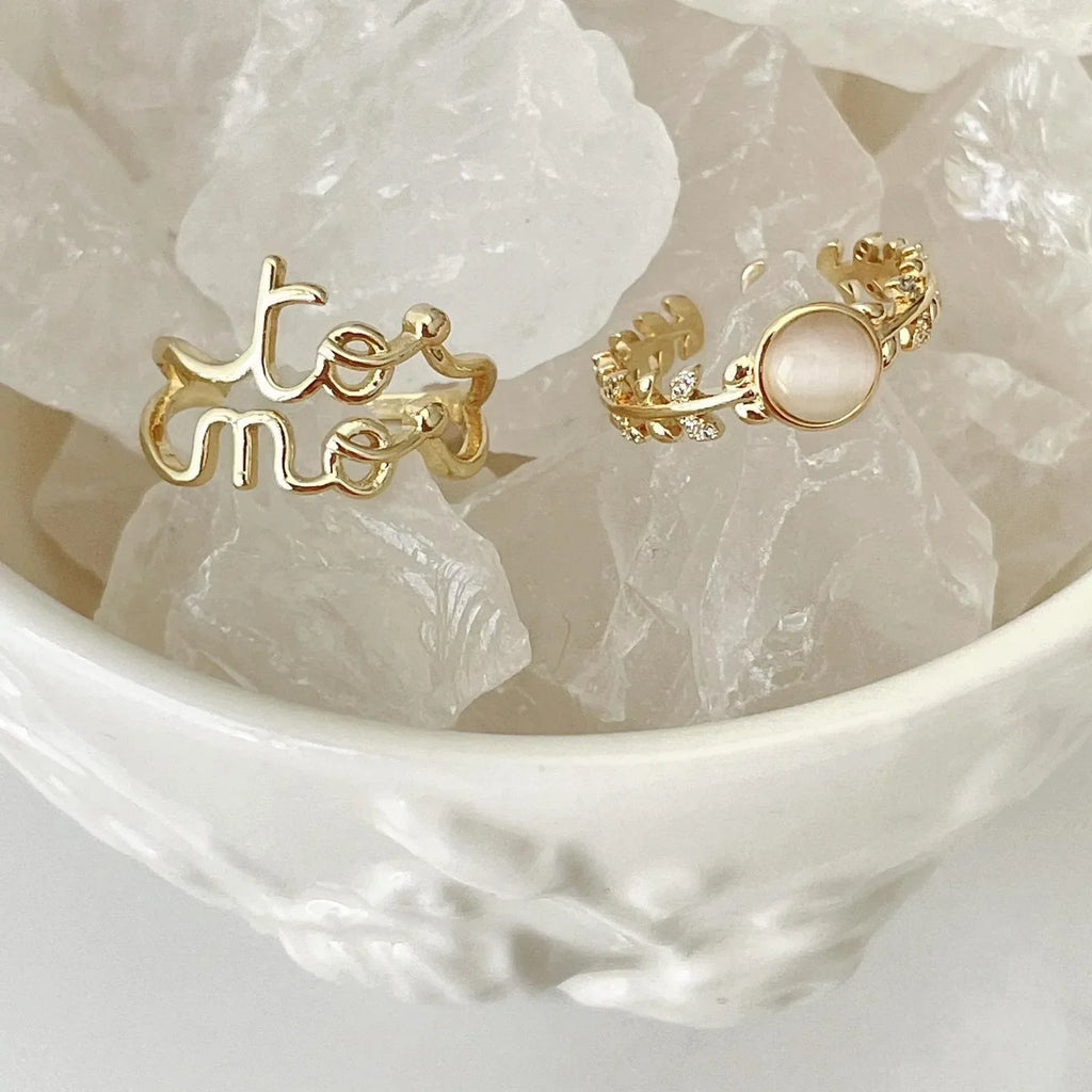 Stainless Steel Princess Rings - Viexta