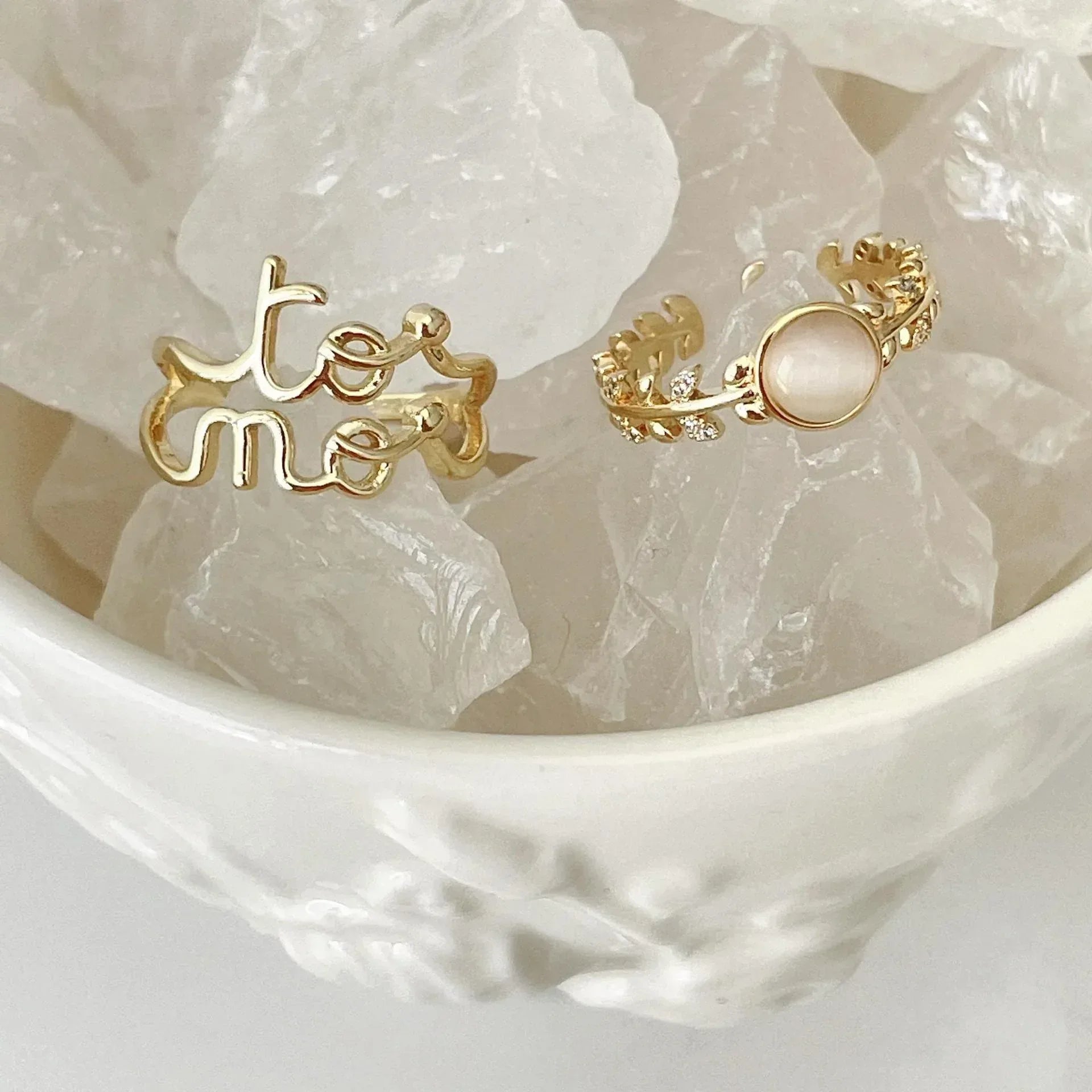 Stainless Steel Princess Rings - Viexta