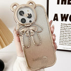 Glitter Lucky Bear iPhone Case - Viexta