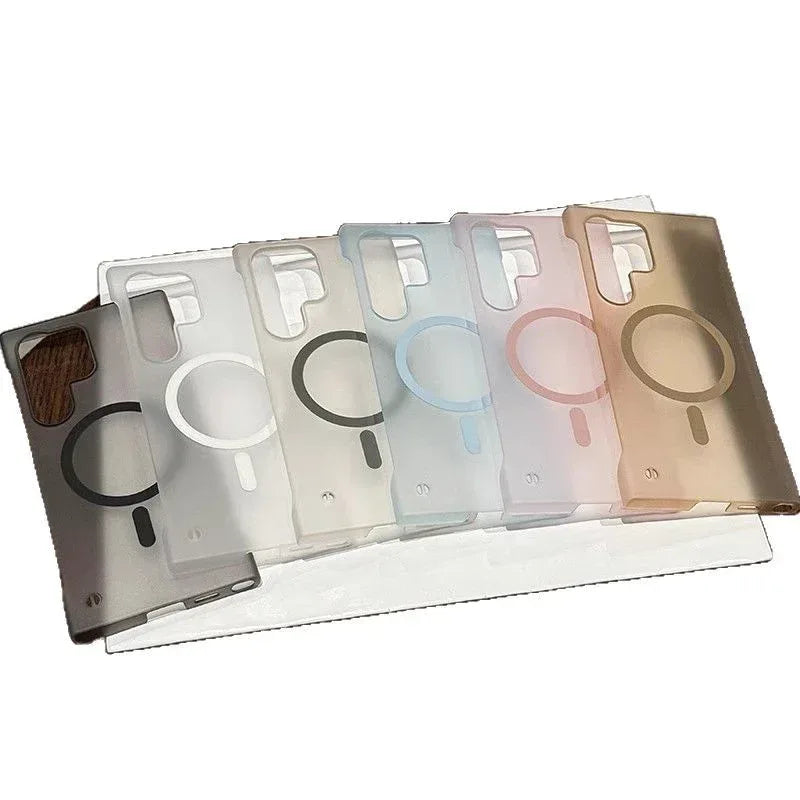 Frameless Ice Mist Magnetic Suction Ultra-thin Frosted Samsung Case - Viexta
