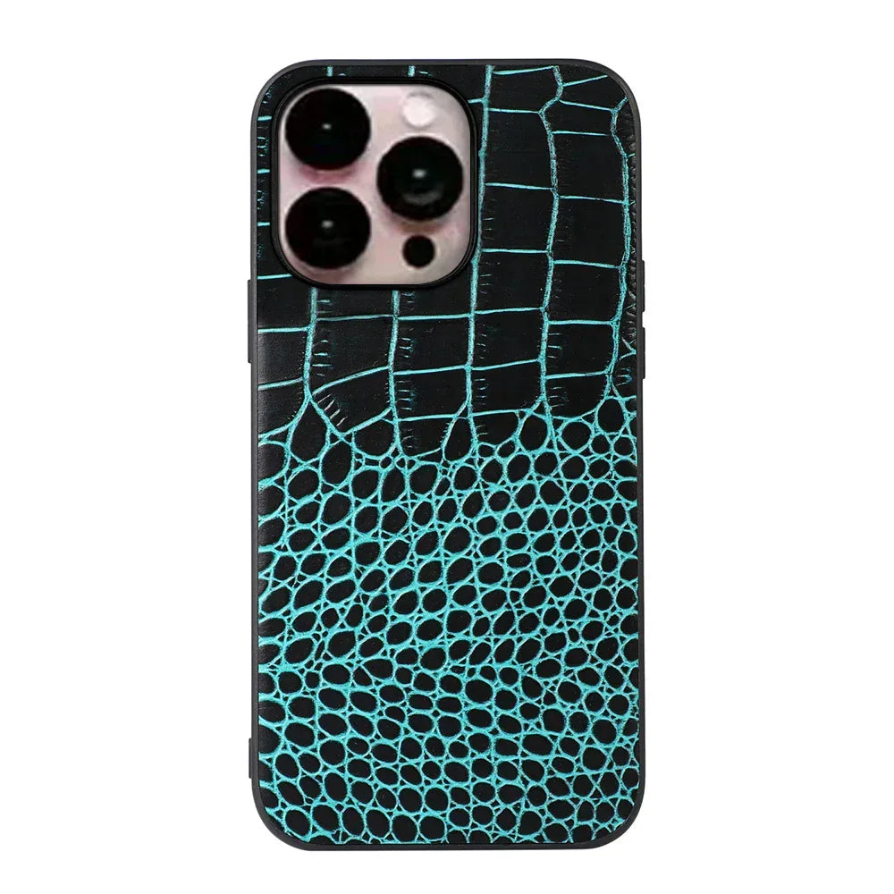 Solid Color Matte Leather iPhone Case - Viexta