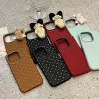 Love Three-dimensional Teddy Bear iPhone Case - Viexta