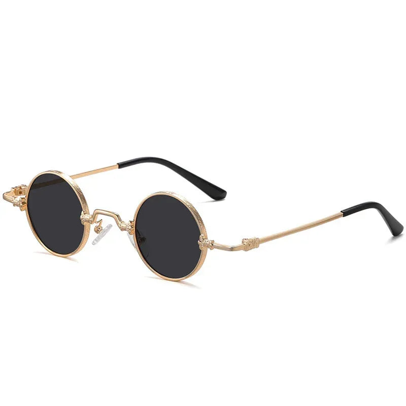 European And American Retro Round Sunglasses - Viexta