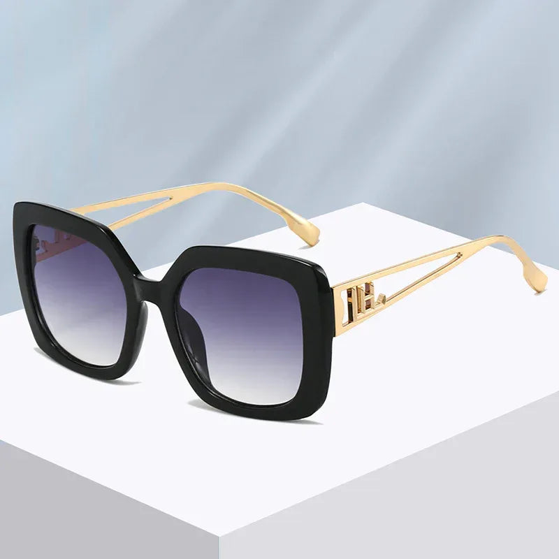 Women's Personality Square Sunglasses - Viexta