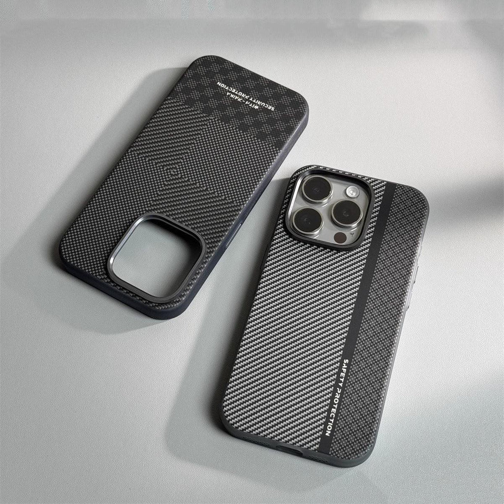 Carbon Fiber Drop-resistant iPhone Cover - Viexta