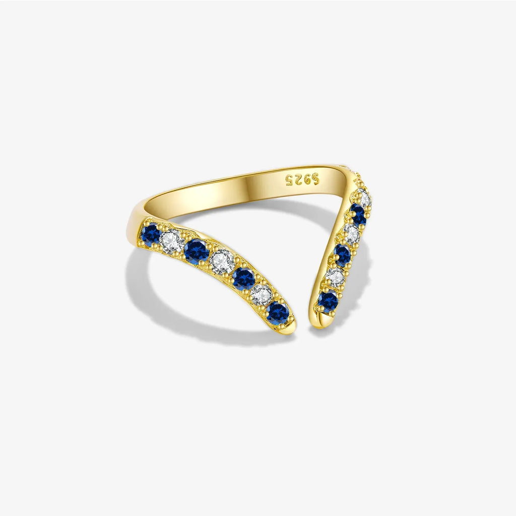 S925 Sterling Silver Open Adjustable Ring - Viexta
