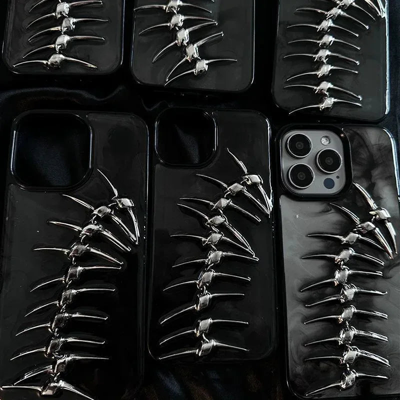 Smudges Fishbone iPhone Case - Viexta