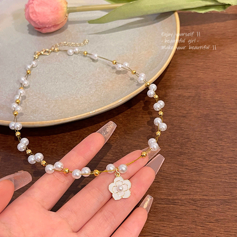 french-retro-camellia-necklace-for-women