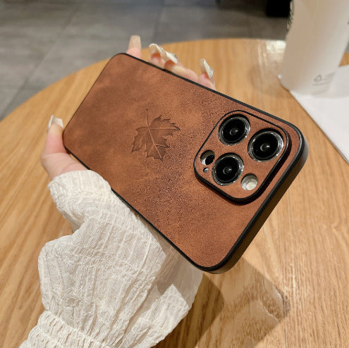 Skin Feeling Maple Leaf iPhone Case
