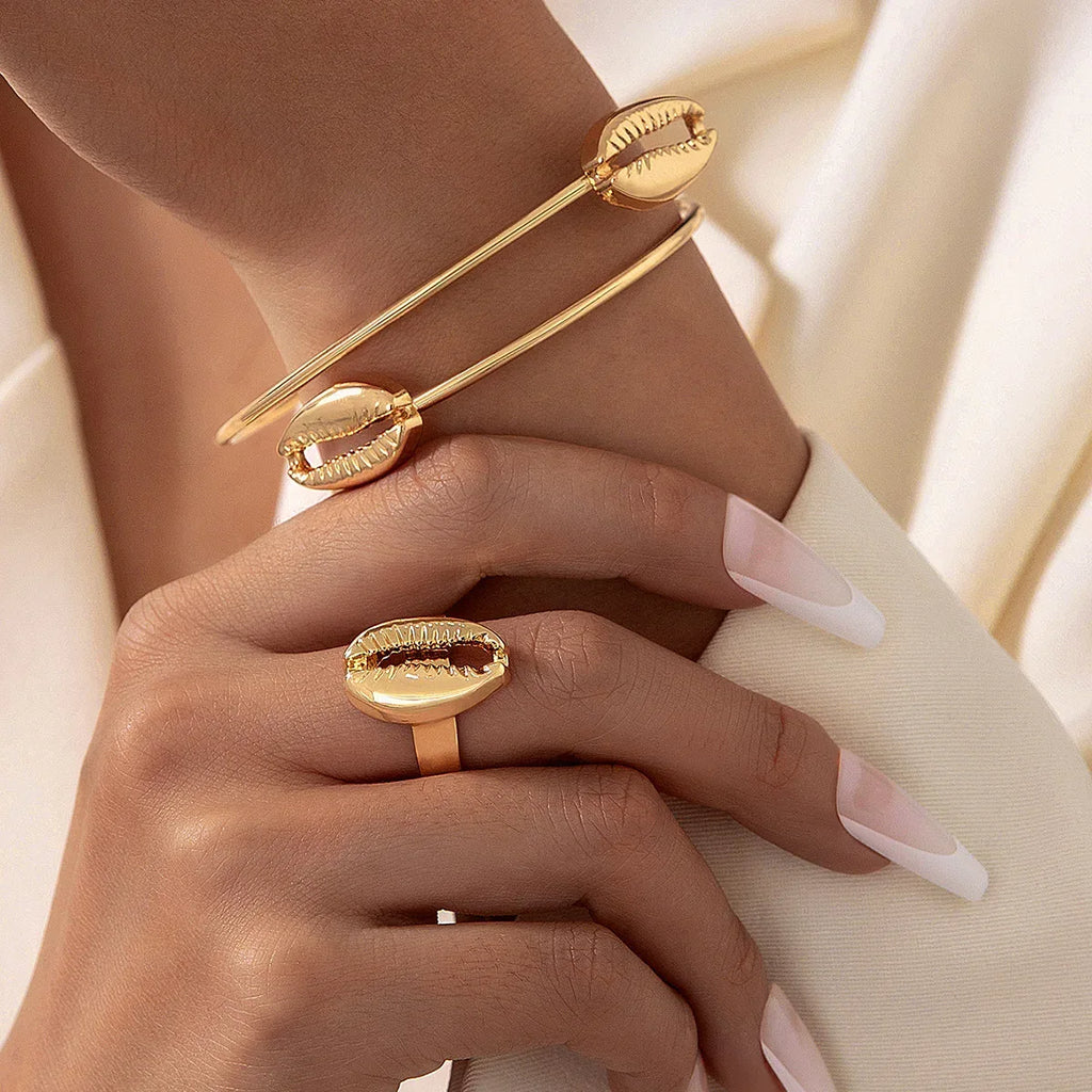 Dainty Open-ended Ring with Bracelet - Viexta