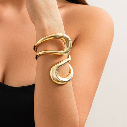 Glossy Ring Retro Hollow Bracelet/Necklace