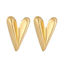 Love Heart Stainless Steel Earrings - Viexta