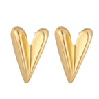 Love Heart Stainless Steel Earrings - Viexta