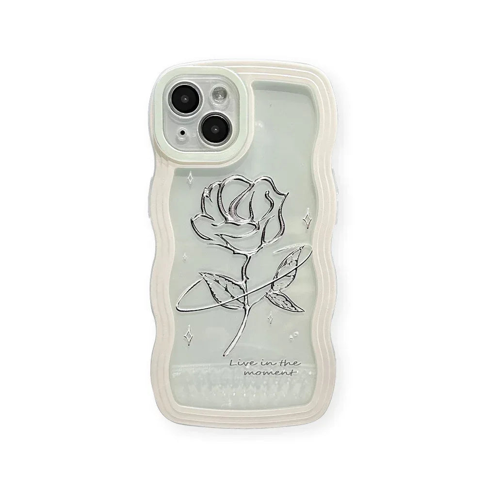 Rose Transparent iPhone Case - Viexta