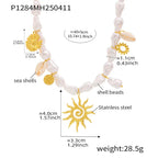 Ocean Series Baroque Shell Necklace - Viexta