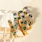 Titanium Steel Plated 18K Gold Light Luxury Bracelet