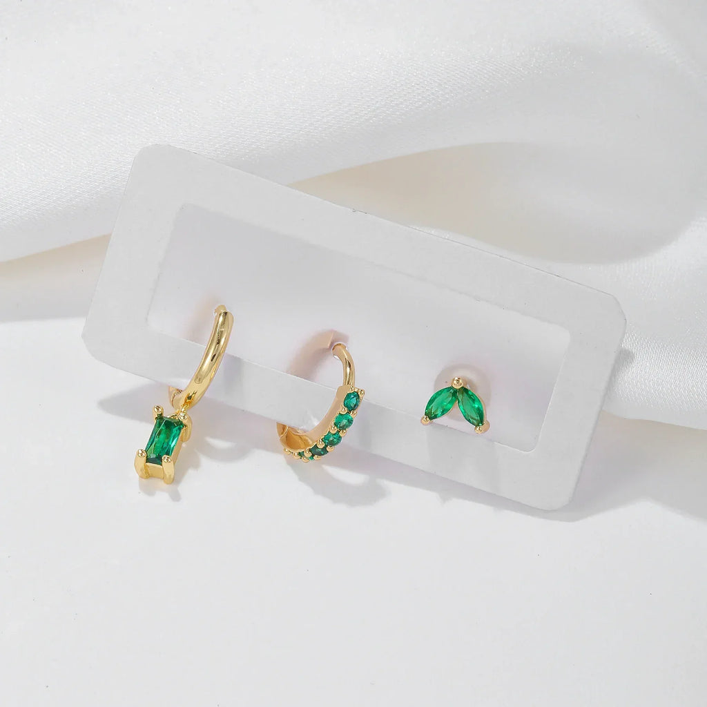 3piece Zircon Ear Clip - Viexta