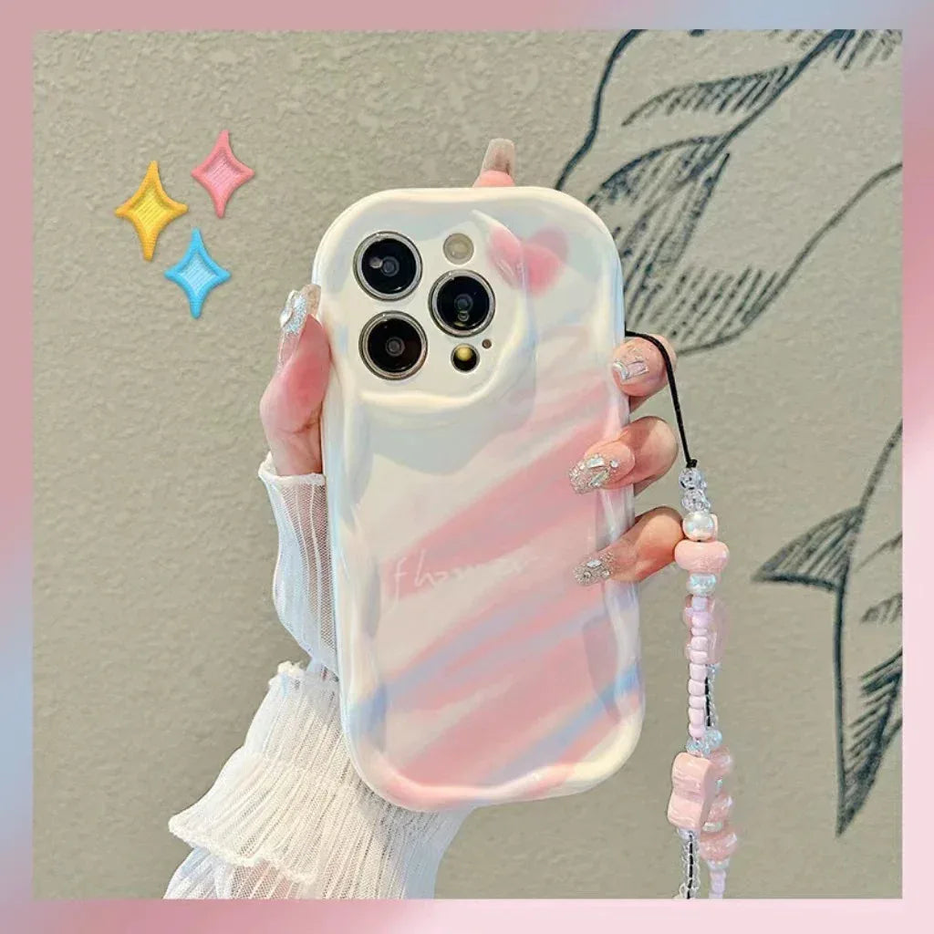 cream-shell-curved-edge-iphone-case - Viexta