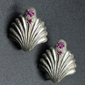 Alloy Shell Stud Earrings - Viexta