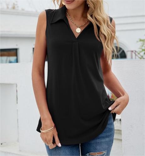 Women's Solid Color Casual Vest