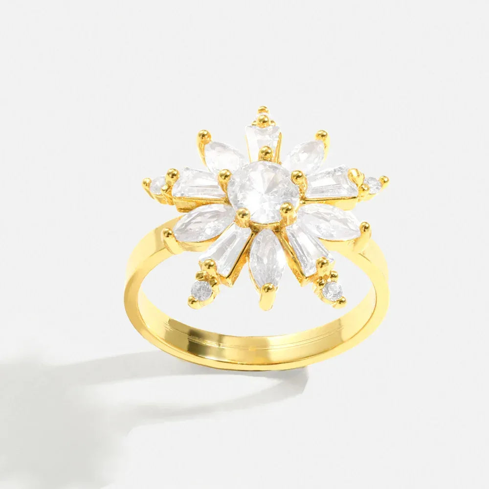 micro-inlaid-zircon-adjustable-flower-ring - Viexta
