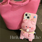 Press Bubble Blowing Cartoon Silicone iPhone Case - Viexta