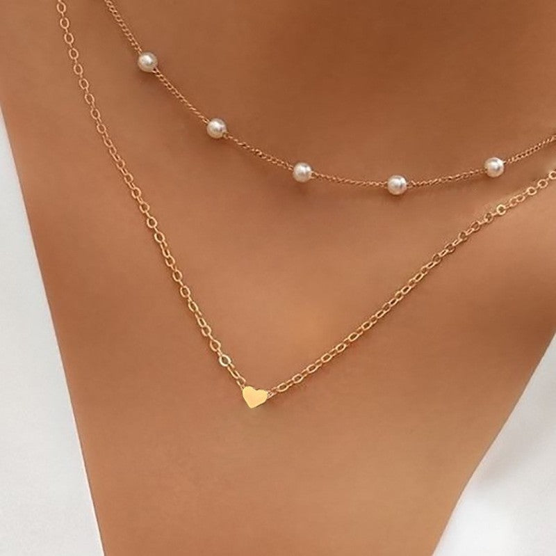 Baroque Pearl Double Layer Necklace